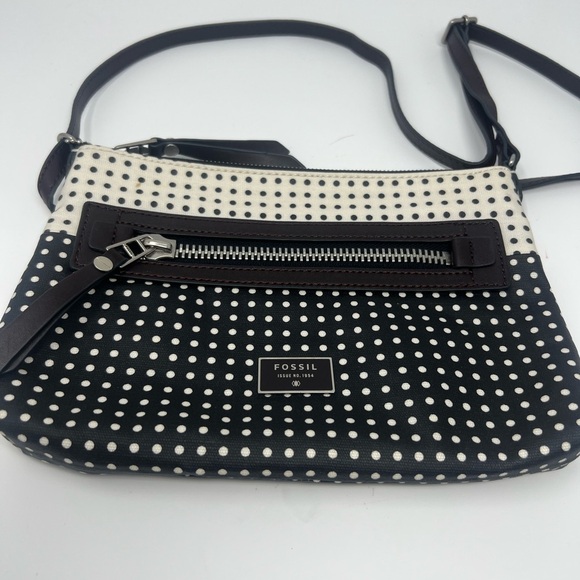 Fossil polka dot cross body bag - Picture 2 of 7